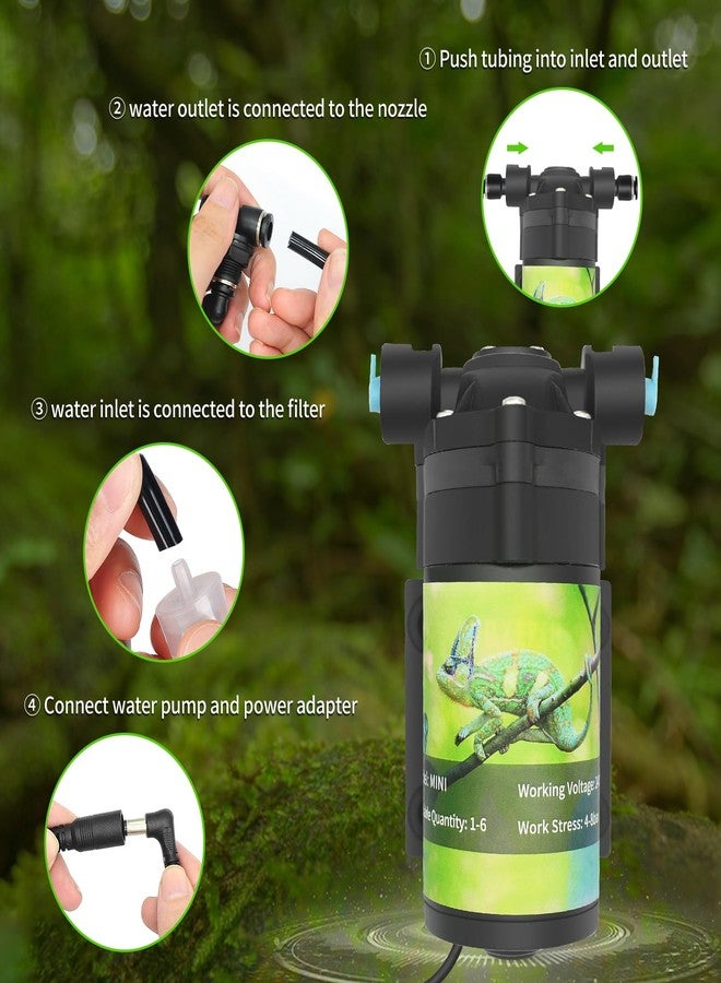 DAOTAILI Reptile Mister System, External Timer & 360° Adjustable Nozzle, Humidifier for Reptiles, Amphibians, Rainforest Plants and Aquariums - Image 4